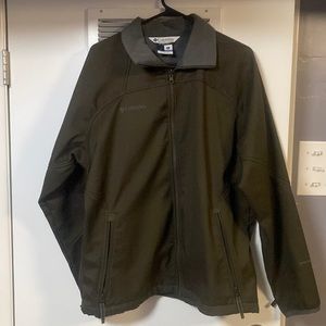 Large Columbia soft shell jacket, fleece lined